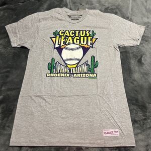 LARGE Mitchell & Ness Cactus League Milwaukee Brewers MLB Spring T-Shirt